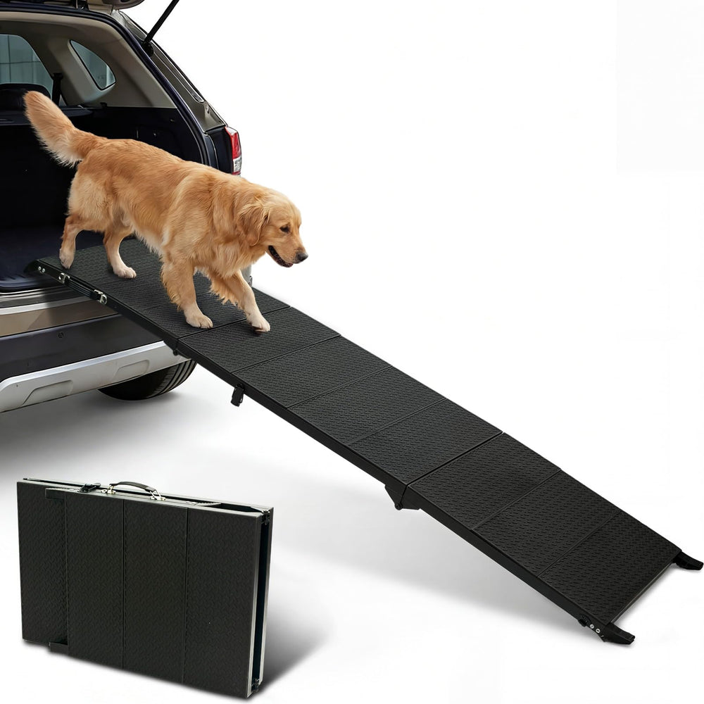 Rampe Niubya pour chien: surface adhérente offrant une traction fiable.