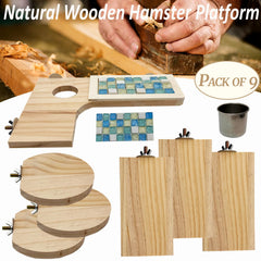 Plateau rond en bois Niwaes, plateforme d escalade