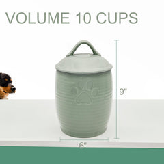 NIXBYO Pot friandises chien au style rustique apporte du charme.
