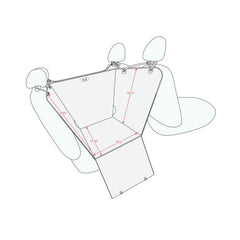 NJNJ fenetre-maillage-chien-voiture offre ventilation et interaction facile avec vous.