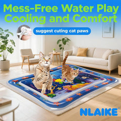 Tapis eau pliable et épais pour rangement facile