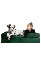 NOAH & PAW lit-chien-xl orthopédique mémoire gel rafraîchissant pour le repos.