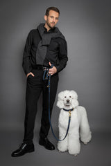 NOAH & PAW Poignée en cuir confort pour promenades agréables.