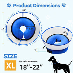 Collier NoarWin ajustable pour chien, ajustement précis.