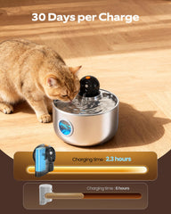NOBXBON capteur sphérique attire le chat pour favoriser l'hydratation