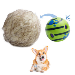 Nocciola Wobble Giggle Ball roule et émet des ri res, stimulant le jeu.