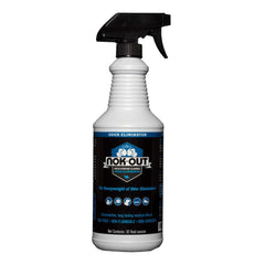 NOK OUT Odor Remover — bouteille 32oz prête à éliminer les odeurs tenaces.