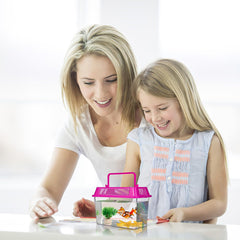 NOLITOY habitat-tortue-mini, terrarium compact pour petites espèces en bureau.