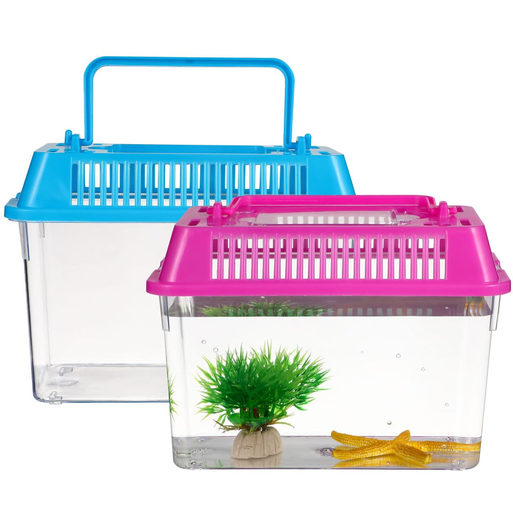 NOLITOY mini-bac-poisson-portable, vue claire pour observation en déplacement.