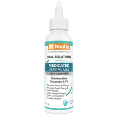Nootie Gel Dentaire pour chien; haleine fraîche et hygiène buccale améliorée.