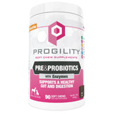 Nootie Progility: bouteille de complément digestif pour chiens, soutien intestinal potentiel.