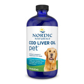Nordic Naturals Huile foie morue sans arôme – soutient peau et pelage du chien.