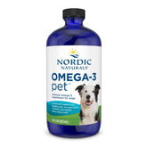 Nordic Naturals Omega-3 Pet – flacon pour chien, soutien potentiel du cœur et du pelage.