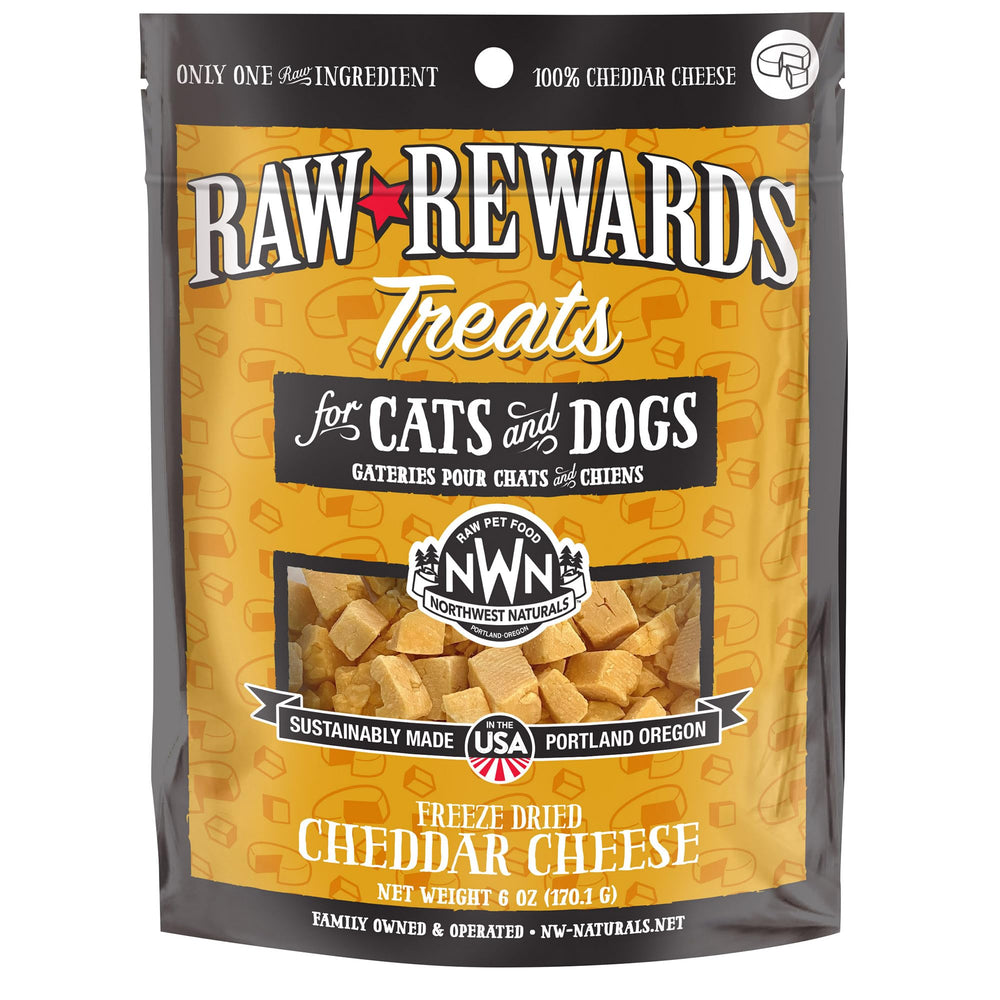 Friandises cheddar séché Northwest Naturals en petits morceaux faciles à mâcher.