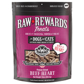Northwest Naturals Coeur de boeuf lyophilisé, morceaux croquants pour chiens et chats.
