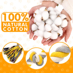Norvy jouet corde chien XXL mordant-dur, idéal pour chiens agressifs et exercice durable.
