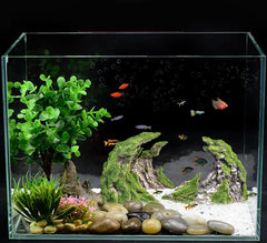 Novelsite rocher-aquarium-durable, décor robuste avec cachettes.