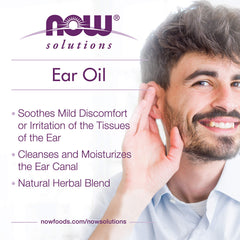 NOW Foods Ear Oil: ingrédients naturels qui soutiennent l’entretien des oreilles.