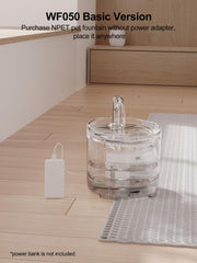 Réservoir transparent NPET WF050TP pour surveiller le niveau d’eau.