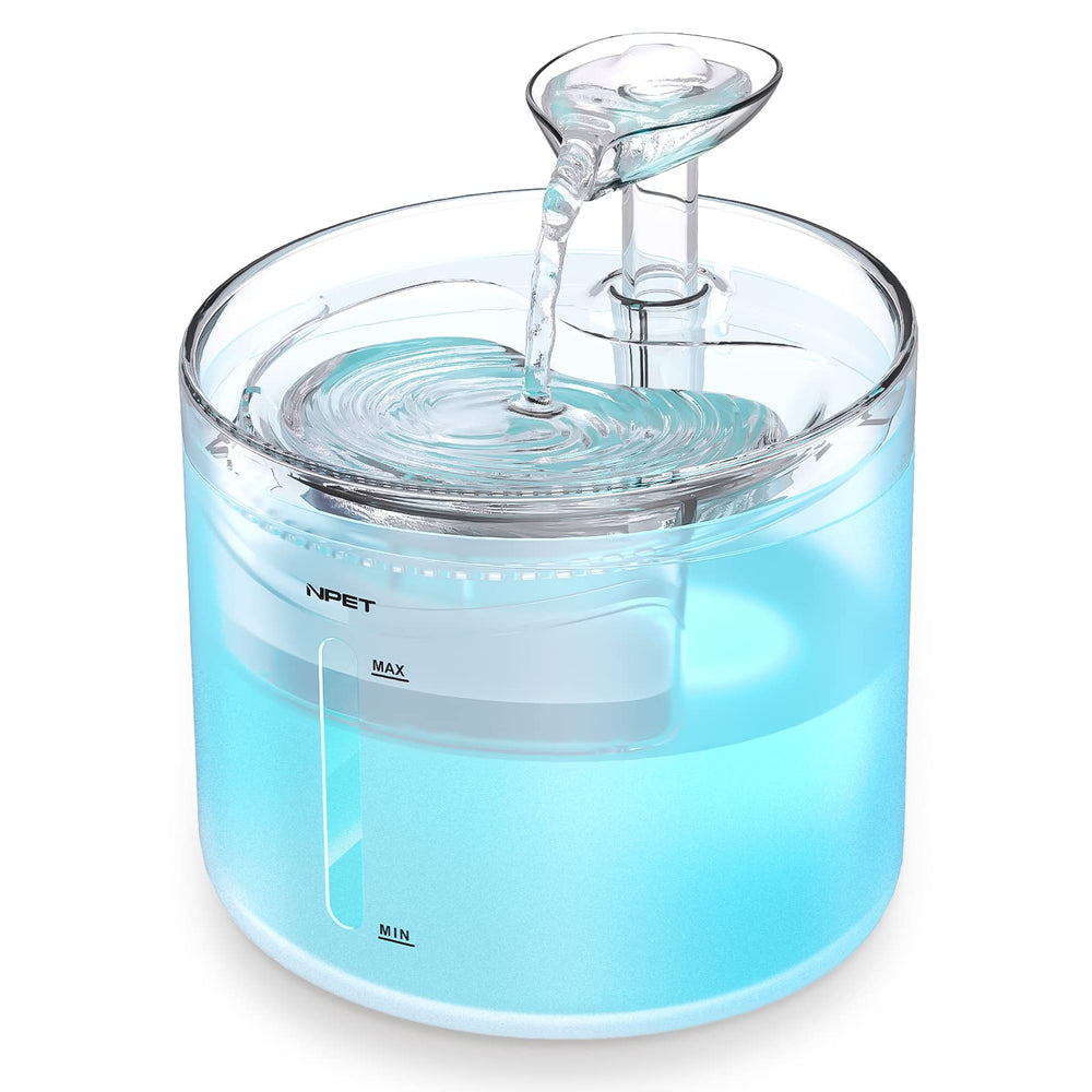 NPET WF100 avec capacité 1,6 L pour hydratation continue des chats.