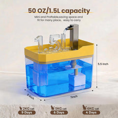 NSKanios réservoir transparent et filtration multi‑étiages pour eau propre.