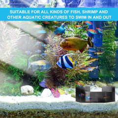 Nuanchu habitat décoratif, tunnel pour poissons, offrant refuge et espace de jeu.