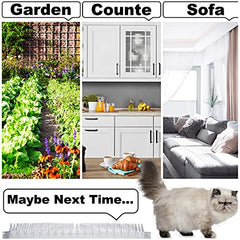 Nuanchu tapis dissuasion chat transparent mural, éloigne les animaux des zones sensibles.