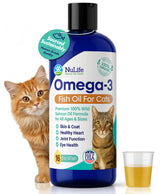 NuLife Omega3 Chat — bouteille pratique pour un pelage brillant.
