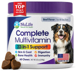 NuLife 22-en-1 chiens comprimé boeuf, friandise quotidienne riche en nutriments.