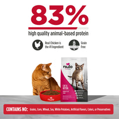 Nulo FreeStyle croquettes-disques – texture ronde appréciée par les chats.