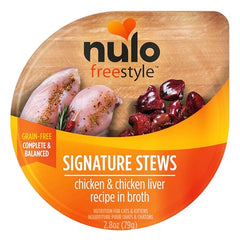 Nulo Freestyle Chat Stew: morceaux de poulet réels pour stimuler l'appétit.