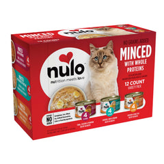 Nulo mince-proteines-entieres pour chat et chaton, texture appétente.