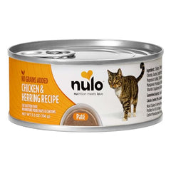 Nulo Pâté chat poulet hareng sans-grains, adapté aux chats sensibles