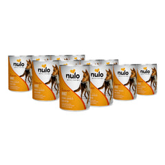 Nulo poulet-carottes-pois en conserve pour chien adulte, repas nutritif et savoureux.