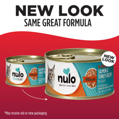 Nulo morceaux de viandes; texture riche et appétissante pour chats exigeants.