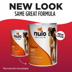 Texture humide et appétissante de Nulo pour chien adulte