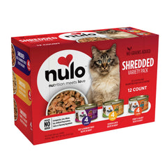 Nulo variete sans cereales pack12 emballage prêt pour repas du chat