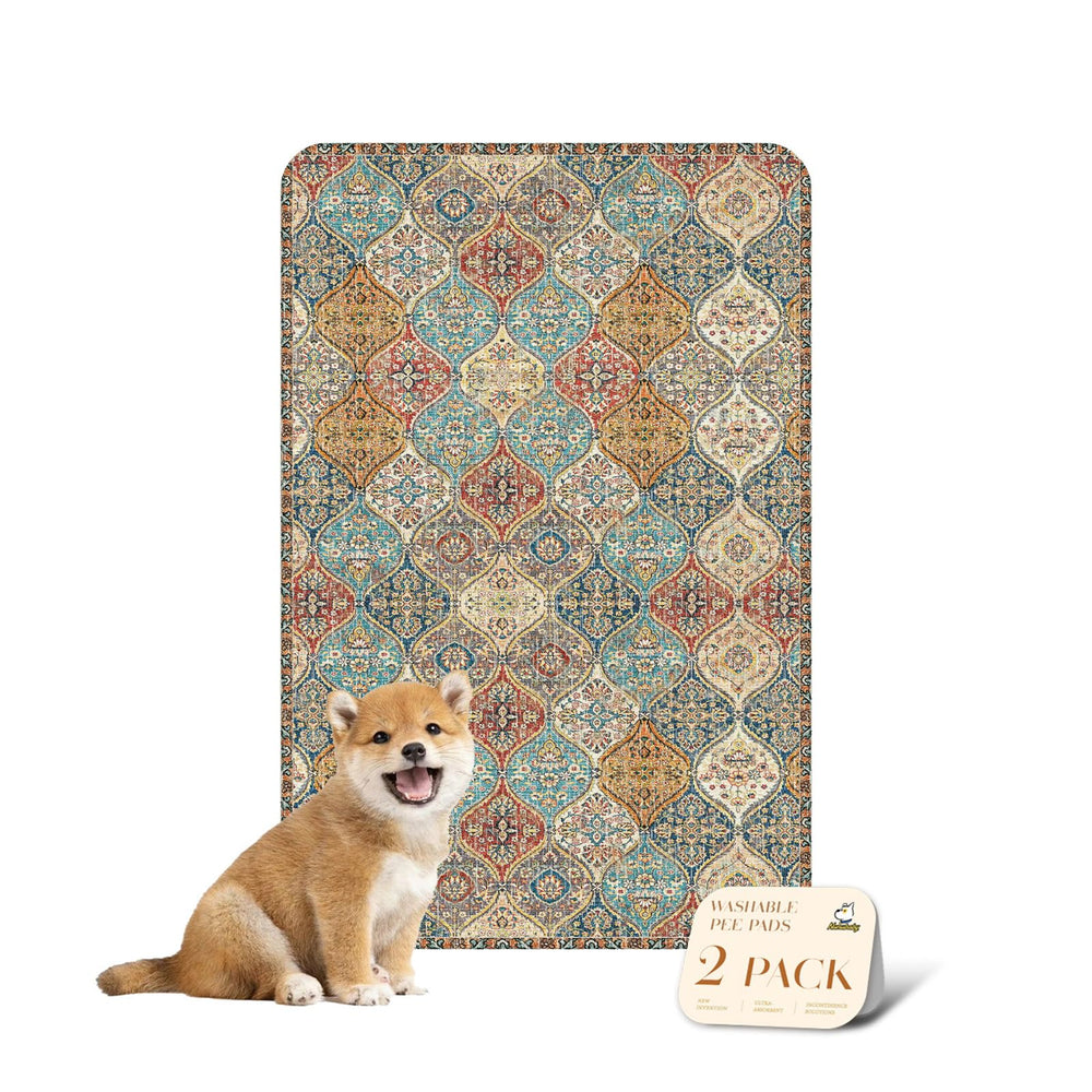 Nunubaby Tapis Pipi Chien Lavable: absorption efficace et protection des sols.