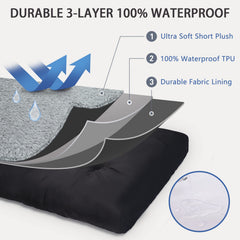 NUPIDA fond antidérapant et tissu Oxford, stabilité assurée sur le sol.