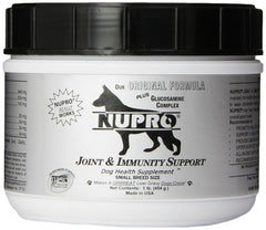 Nupro – bouteille du supplément, soutien potentiel des articulations pour chiens actifs.