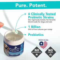 Formule sans riz ni lactose, adaptée aux animaux sensibles.