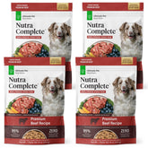 Nutra Complete Pack4 Boeuf 1-livre – emballage pratique pour nourrir votre chien