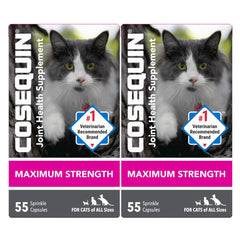 Nutramax Cosequin pour chats, capsules faciles à administrer, soutien potentiel des articulations.