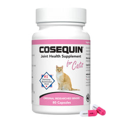 Nutramax Cosequin pour chats - bouteille montrant la formule, soutien potentiel des articulations.