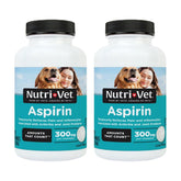 Bouteille Nutri-Vet Aspirine à mâcher pour grands chiens, prêt à l’emploi.