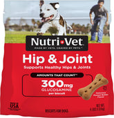 Nutri-Vet biscuits hanches et articulations soutiennent la mobilité du chien.