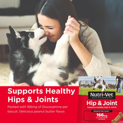 Nutri-Vet Biscuit goût beurre d’arachide – croquant et mobilité possible.