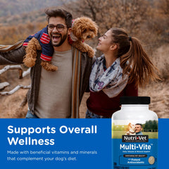Nutri-Vet Multi-Vite – immunité canine, comprimé facile à donner.