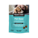Nutri-Vet Pet-Ease Chews: flacon, friandises calmantes pour chiens lors des orages.