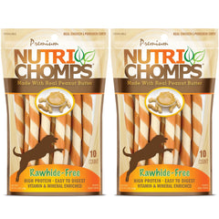 NutriChomps torsades 5 pouces, mastication agréable et digeste.